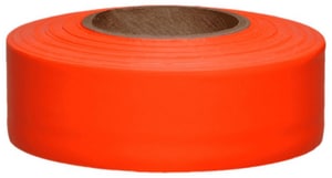 1-3/16X150 Flagging Tape Oran Glo