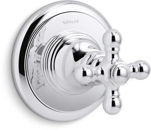 Single Handle Diverter Valve Trim in Polished Chrome