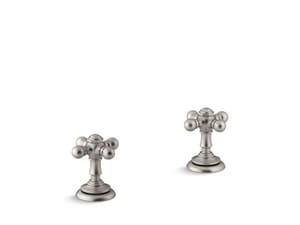 Lavatory Trim Only with Double Cross Handle for K-72758 Widespread Bathroom Sink Spout in Vibrant Brushed Nickel