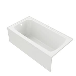 60X32 Lh Acr Bath W/Skt *Hillsb Wh