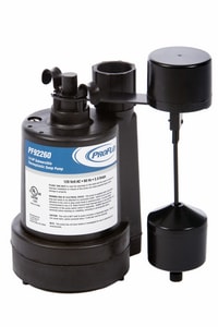 1/4Hp Plas Sump Pump W/ Vert Swch