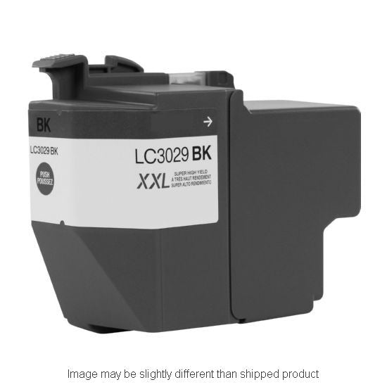 Compatible Brother LC3029 Super High Yield Black Ink, 3,000 pages, OEM LC3029BK (ITC RPLBRLC3029BK)