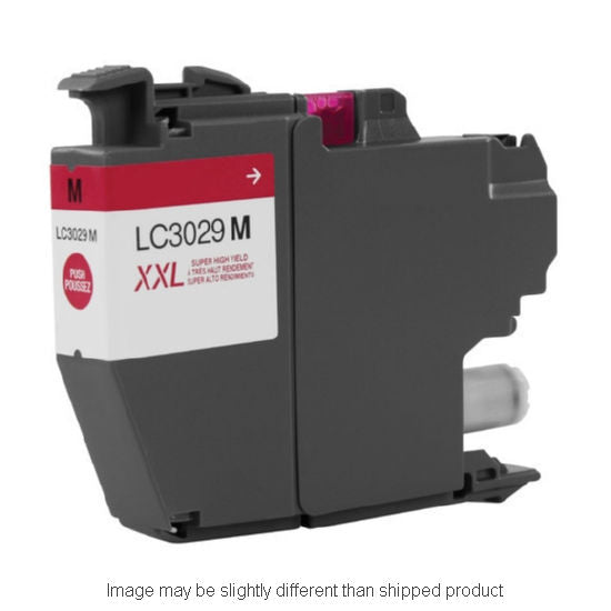 Compatible Brother LC3029 Super High Yield Magenta Ink, 1,500 pages, OEM LC3029M (ITC RPLBRLC3029M)