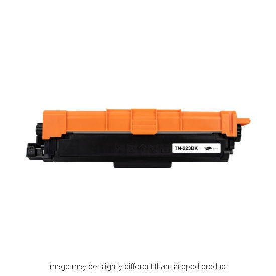 Compatible Brother TN223 Standard Yield Black Toner, 1,400 pages, OEM TN223BK (ITC RPLBRTN223BK)