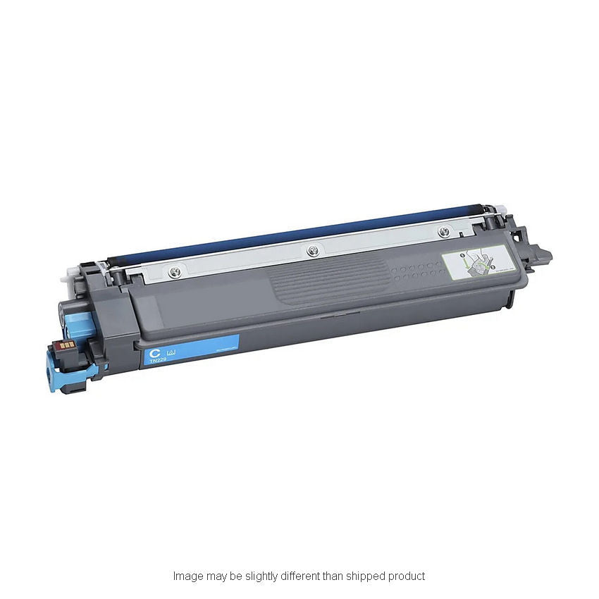 Compatible Brother TN229 Standard Yield Cyan Toner, 1,200 pages, OEM TN229C (ITC RPLBRTN229C)