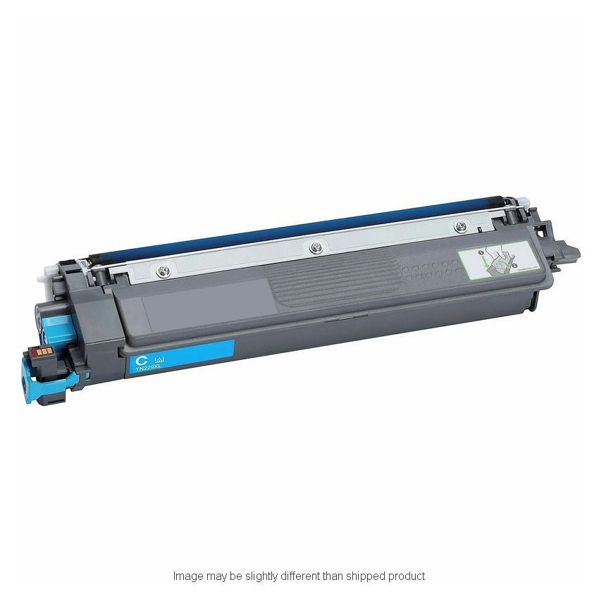 Compatible Brother TN229 High Yield Cyan Toner, 2,300 pages, OEM TN229XLC (ITC RPLBRTN229XLC)