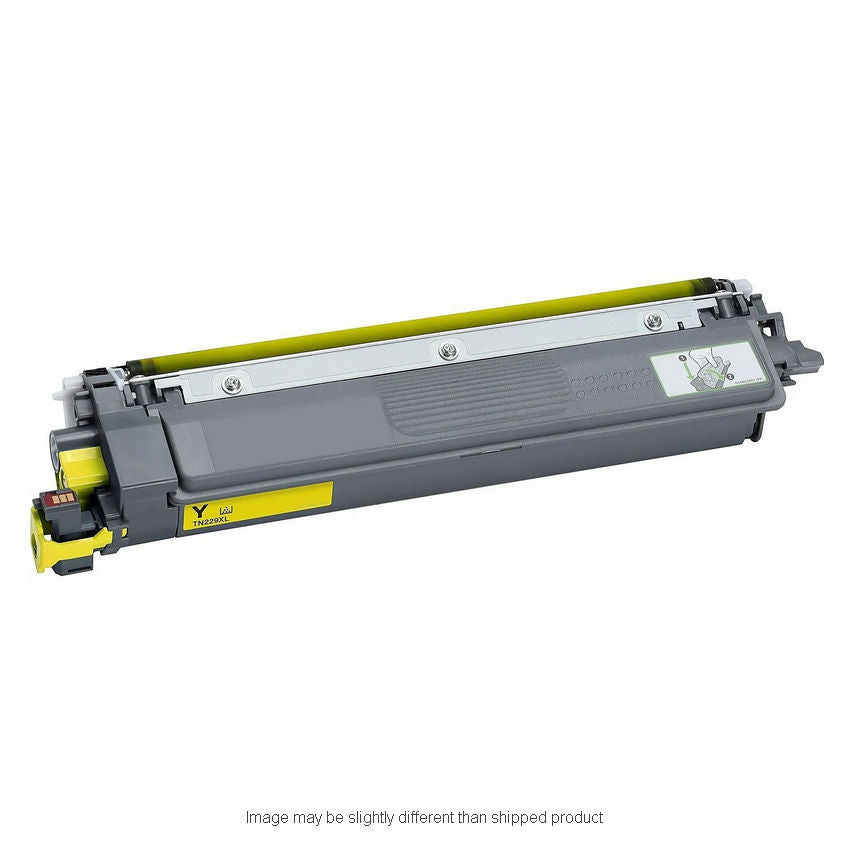 Compatible Brother TN229 High Yield Yellow Toner, 2,300 pages, OEM TN229XLY (ITC RPLBRTN229XLY)