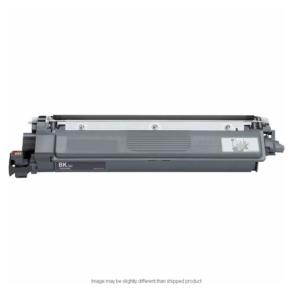 Compatible Brother TN229 Extra High Yield Black Toner, 4,500 pages, OEM TN229XXLBK (ITC RPLBRTN229XXLBK)