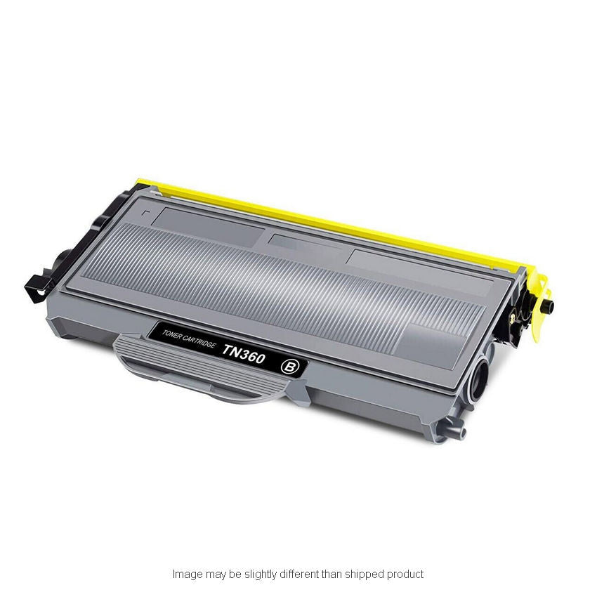 Compatible Brother TN360 High Yield Jumbo Black Toner, 5,200 pages, OEM TN360JUMBO (ITC RPLBRTN360J)