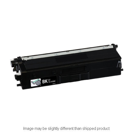 Remanufactured Brother TN433 High Yield Black Toner, 4,500 pages, OEM TN433BK (ITC RPLBRTN433BKR)