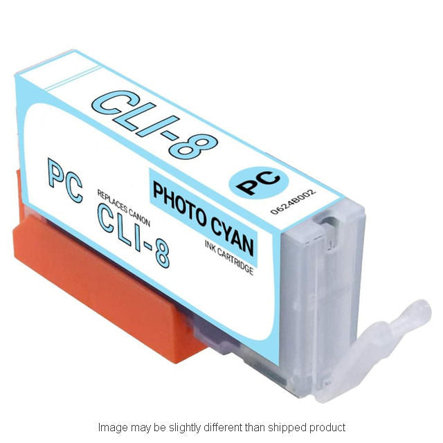 Compatible Canon 0624B002 CLI8 Standard Yield Photo Cyan Ink (ITC RPLCN0624B002)