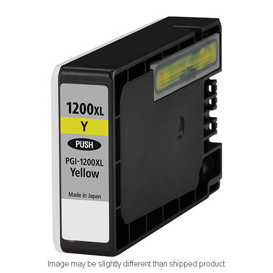 Compatible Canon 9198B001 PGI1200XL High Yield Yellow Ink, 900 pages (ITC RPLCN9198B001)