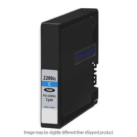 Compatible Canon 9268B001 PGI2200XL High Yield Cyan Ink, 1,500 pages (ITC RPLCN9268B001)