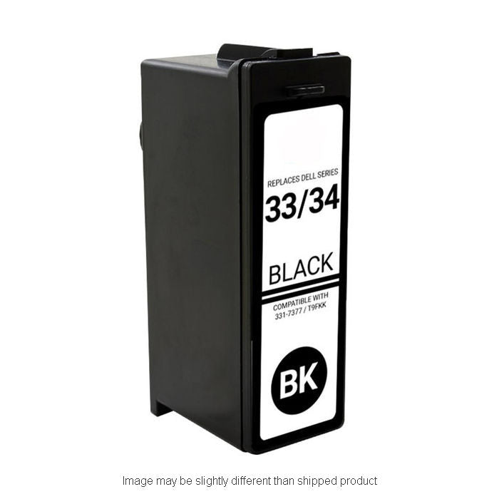Compatible Dell 331-7377 Series 33 Extra High Yield Black Ink, 750 pages (ITC RPLDET9FKK)