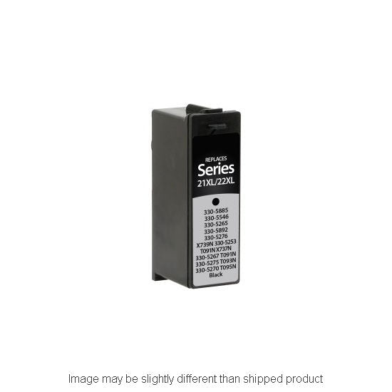 Compatible Dell 330-5275 Series 21 Standard Yield Black Ink, 180 pages (ITC RPLDEY498D)