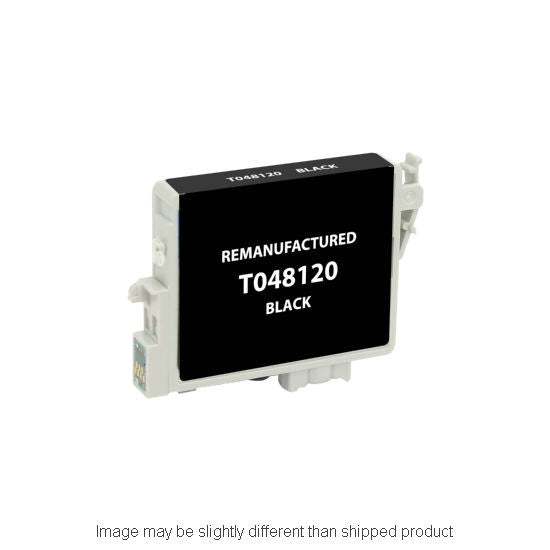 Remanufactured Epson T048120-S Standard Yield Black Ink, 550 pages (ITC RPLEPT048120R)