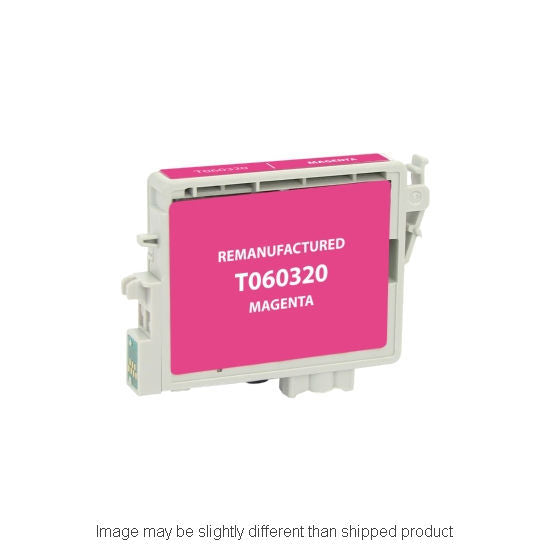 Remanufactured Epson T060320-S Standard Yield Magenta Ink, 600 pages (ITC RPLEPT060320R)