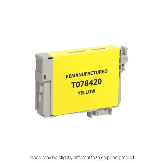 Compatible Epson T078420-S Standard Yield Yellow Ink, 515 pages (ITC RPLEPT078420)