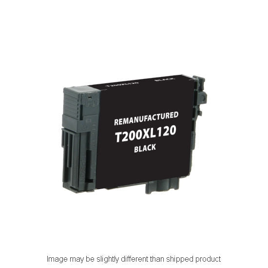Remanufactured Epson T200XL120 High Yield Black Ink, 550 pages, OEM T200XL120S (ITC RPLEPT200XL120R)