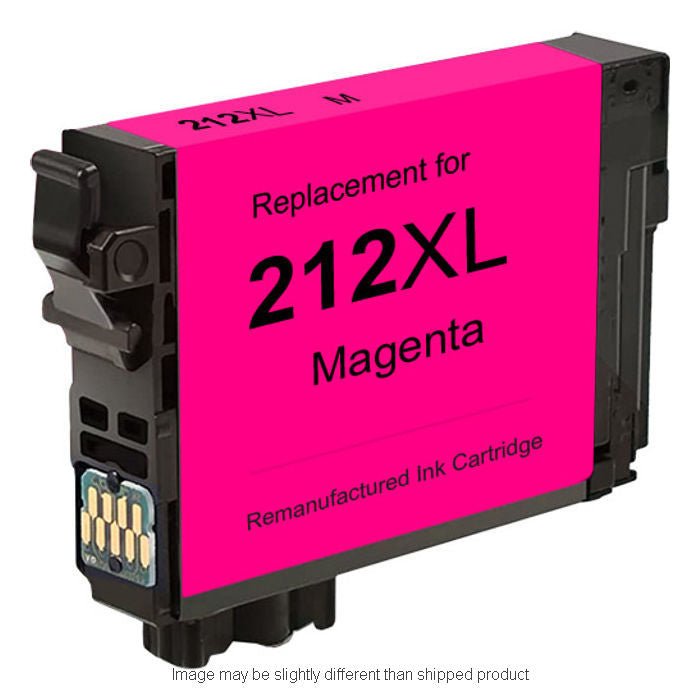 Remanufactured Epson T212XL320 High Yield Magenta Ink, 350 pages, OEM T212XL320S (ITC RPLEPT212XL320R)