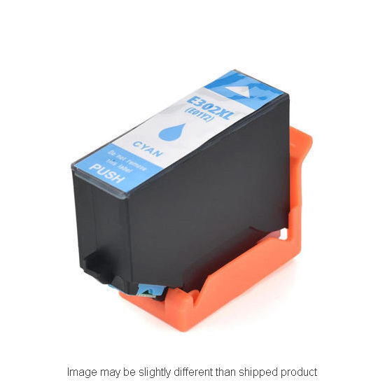 Remanufactured Epson T302XL220 High Yield Cyan Ink, 650 pages, OEM T302XL220S (ITC RPLEPT302XL220R)