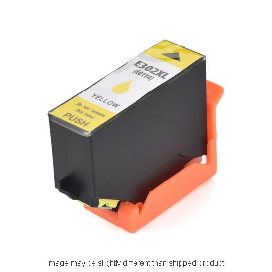 Remanufactured Epson T302XL420 High Yield Yellow Ink, 650 pages, OEM T302XL420S (ITC RPLEPT302XL420R)