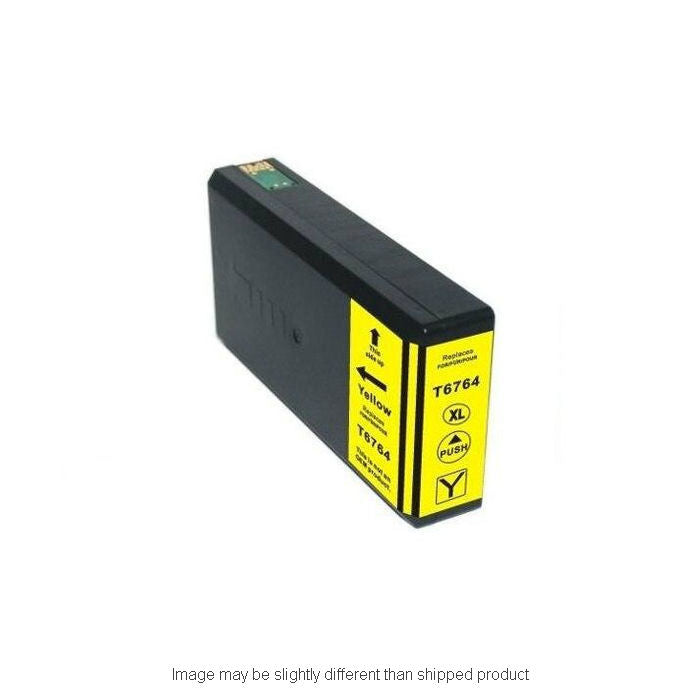 Remanufactured Epson T676XL420 High Yield Yellow Ink, 1,200 pages, OEM T676XL420S (ITC RPLEPT676XL420R)