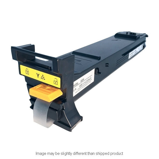 Compatible Konica Minolta A0DK233 TN318 Standard Yield Yellow Toner, 8,000 pages (ITC RPLKMTN318Y)