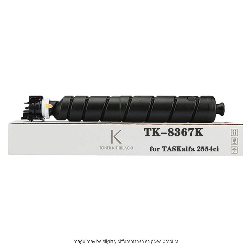 Compatible Kyocera 1T02YP0US0 TK8367 Standard Yield Black Toner, 25,000 pages (ITC RPLKYTK8367K)