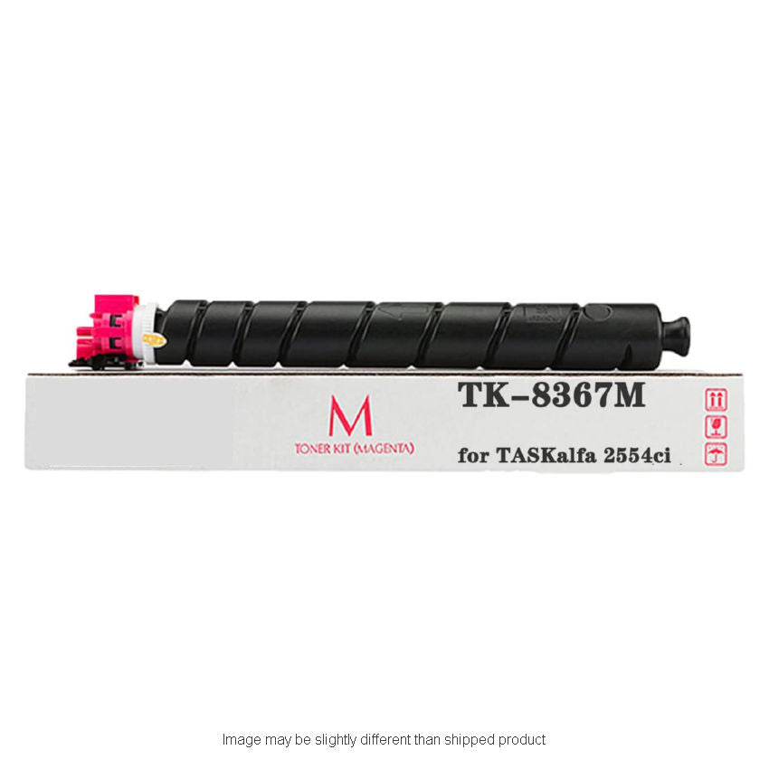 Compatible Kyocera 1T02YPBUS0 TK8367 Standard Yield Magenta Toner, 12,000 pages (ITC RPLKYTK8367M)
