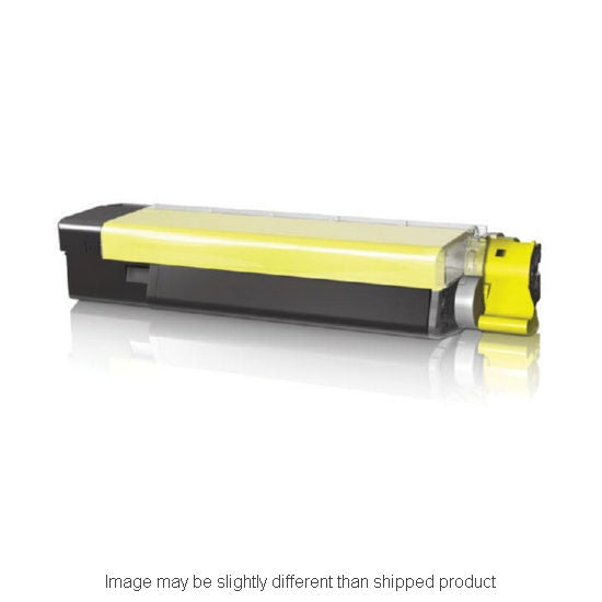 Compatible Okidata 43865717 Standard Yield Yellow Toner, 6,000 pages (ITC RPLOK43865717)