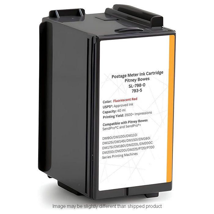 Compatible Pitney Bowes 7935 Fluorescent Red Ink, 3,000 pages (ITC RPLPB7935)