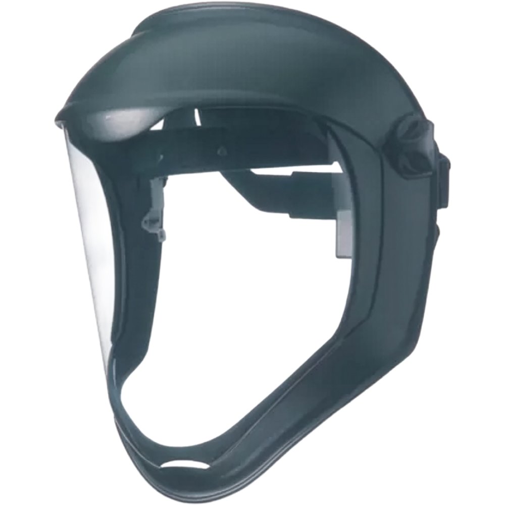 UVEX by PIP Bionic Black Matte Faceshield Clear PC Lens