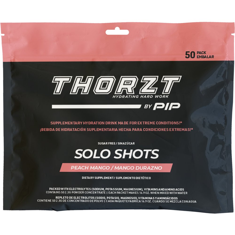 Thorzt by PIP Sugar Free Solo Shots-peach Mango PK/50 (Pack)
