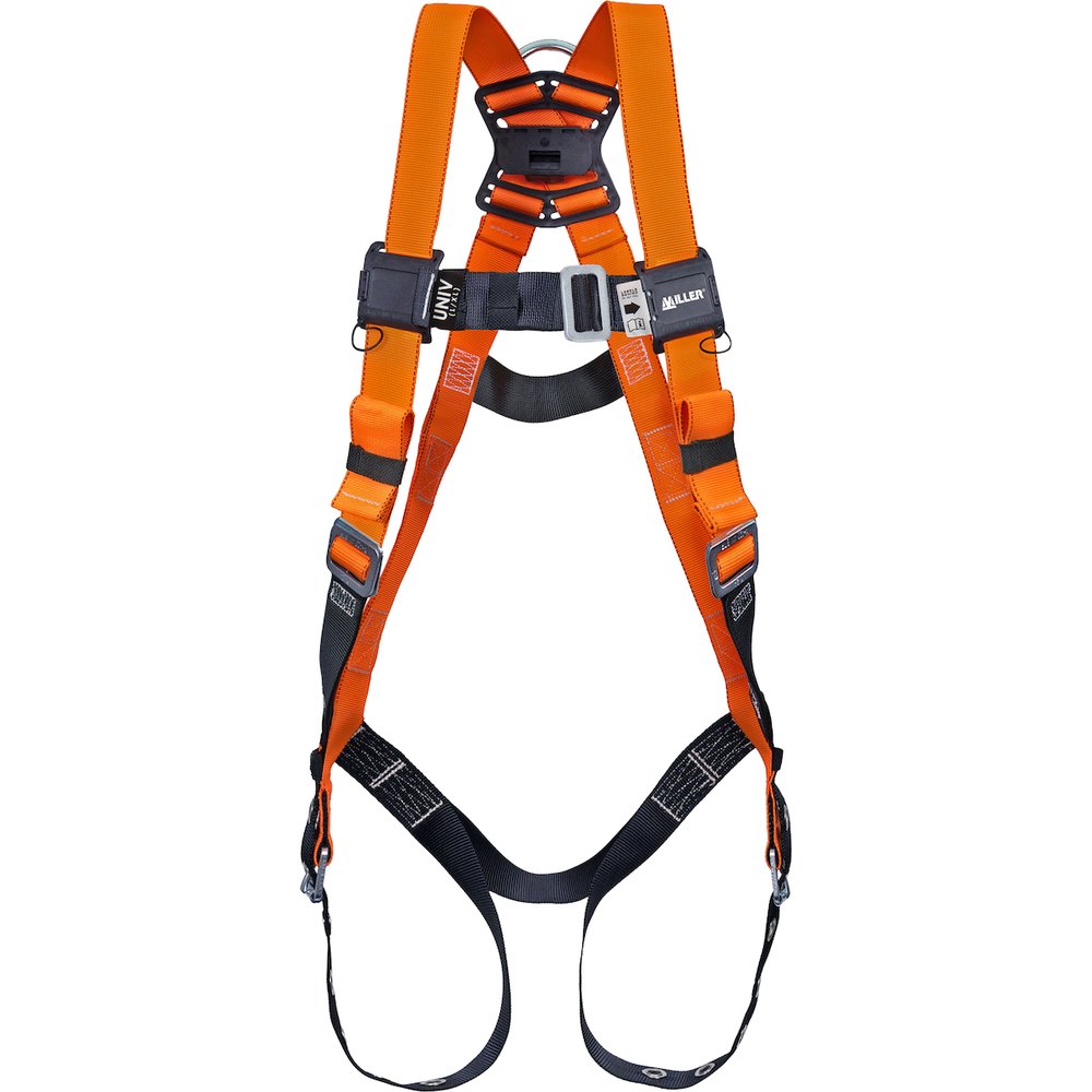 Miller by PIP Nonstretch Fullbody Harness HI-VIZ 5 PT ADJ XS
