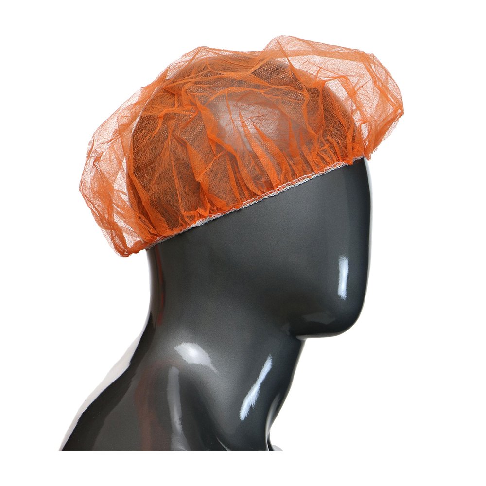 PIP SBP Bouffant 9 GSM 21" ORG, 1000/Case