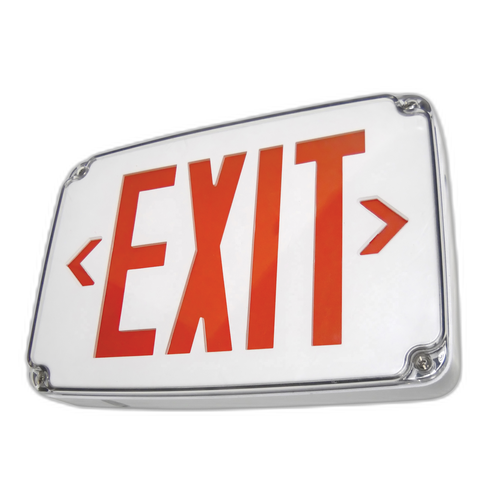 Best Lighting Weatherproof Exit 2-F Red/Black (WLEZXTEU2RB)
