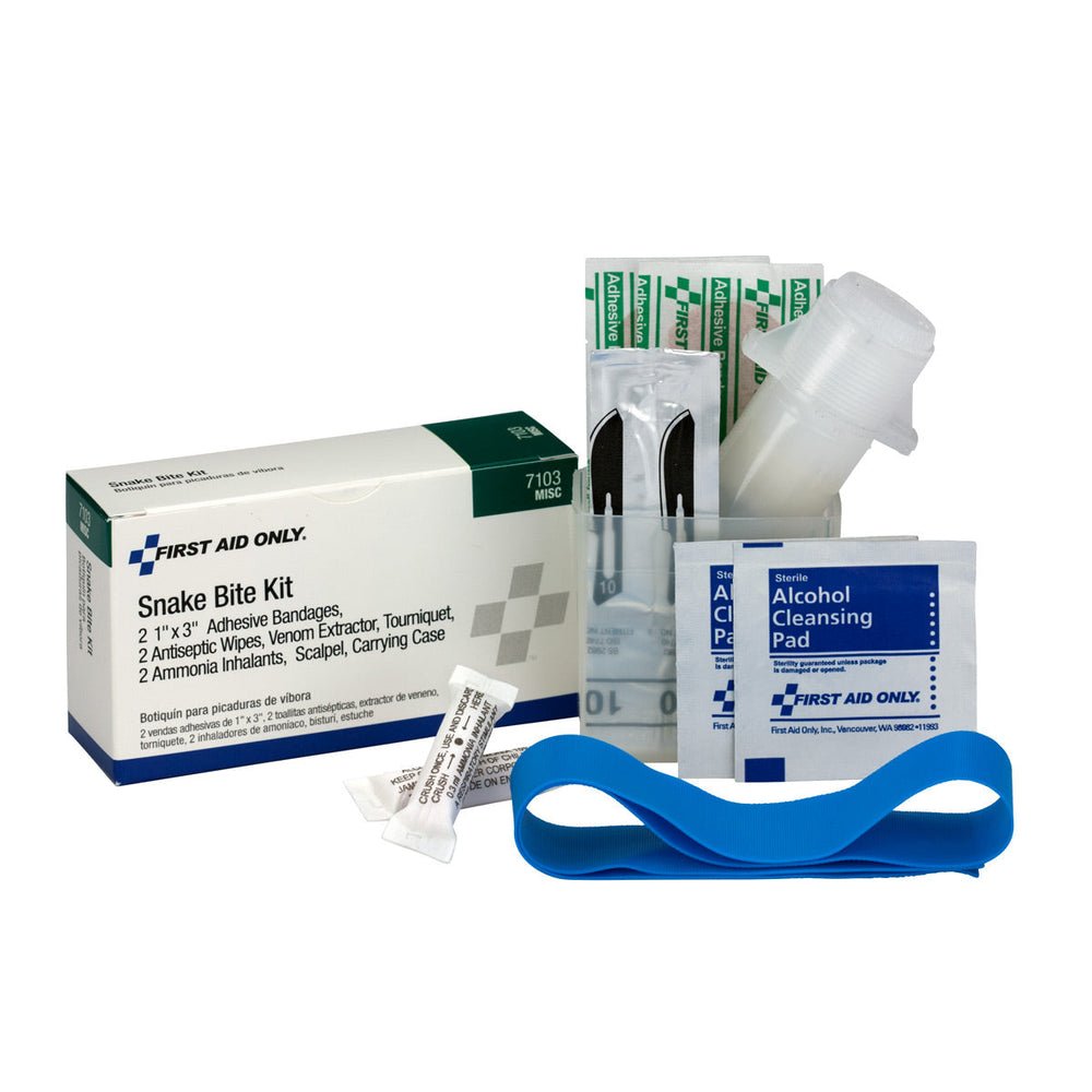 First Aid Only Snake Bite First Aid Kit, 10 pieces