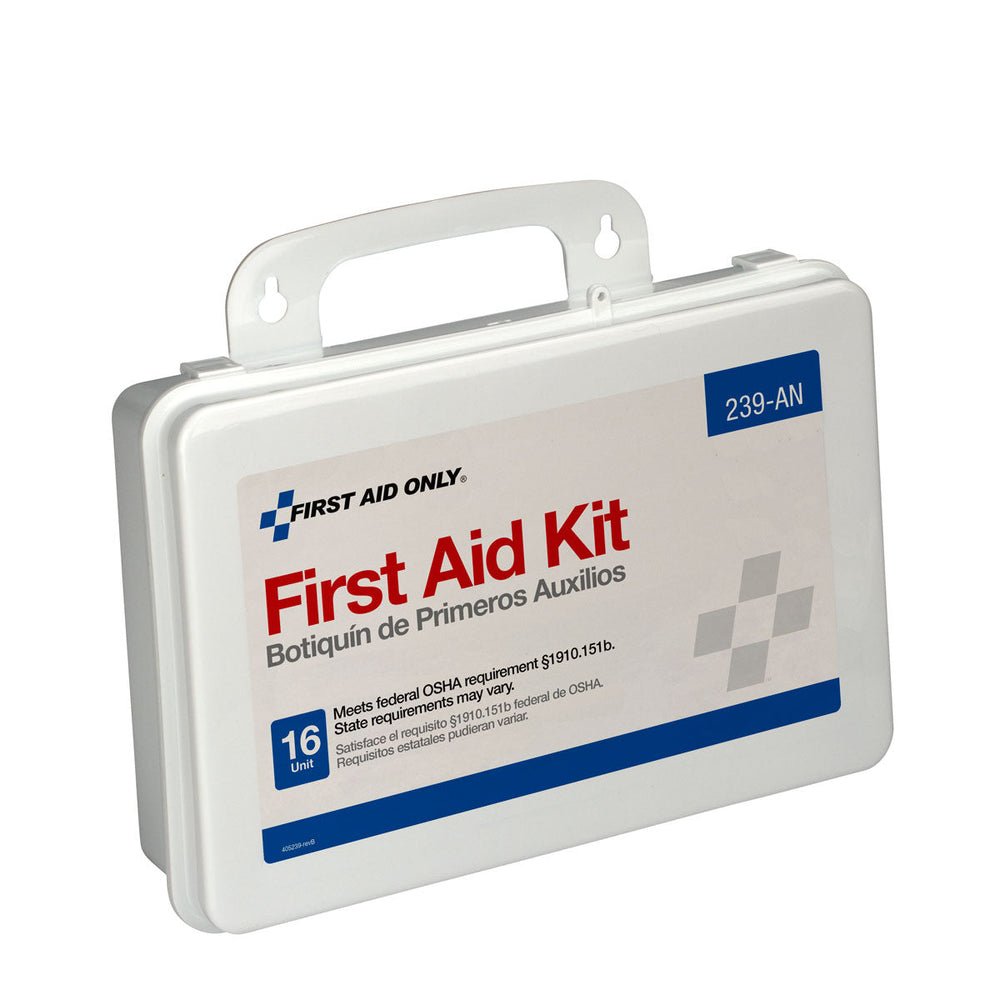 First Aid Only 16 Unit First Aid Kit, Plastic Case, OSHA Compliant