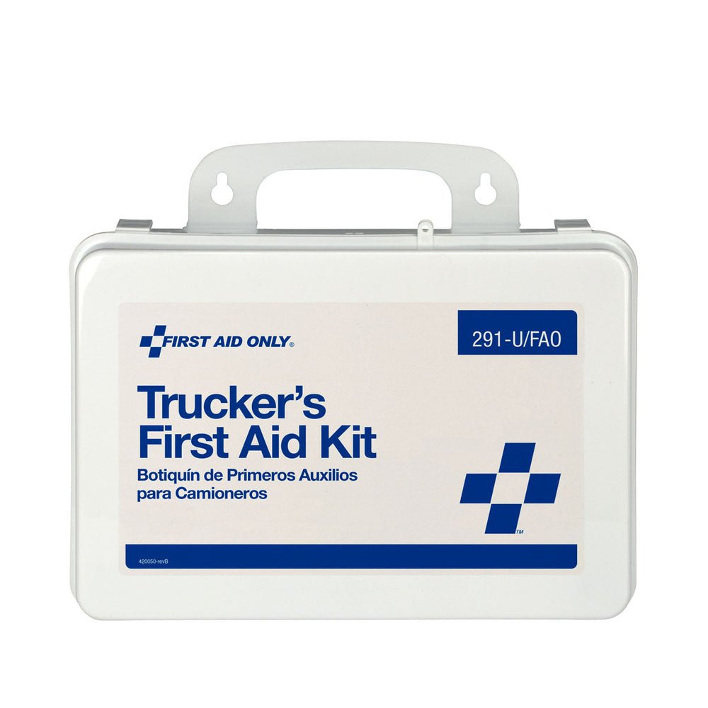 First Aid Only 16 Unit Truckers First Aid Kit, Plastic Case
