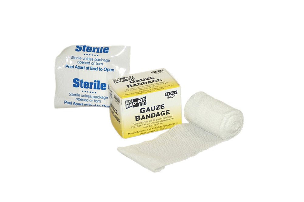 First Aid Only 2"x4 yd. Sterile Stretch Gauze, 1 per Box