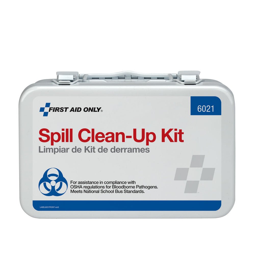 First Aid Only 21 Piece Blood borne Pathogen Spill Clean-Up Kit in Weatherproof Steel Case