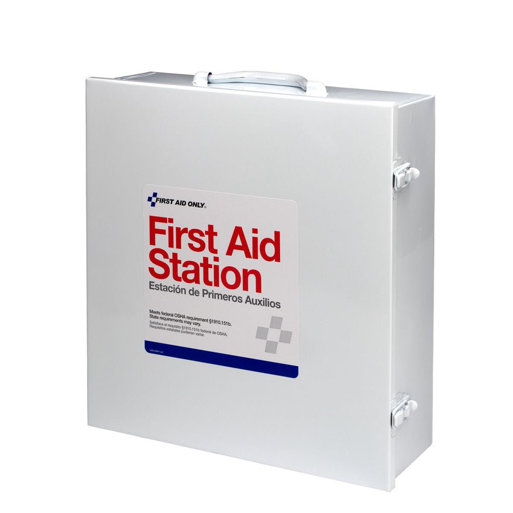 First Aid Only 100 Person 3 Shelf First Aid Steel Cabinet