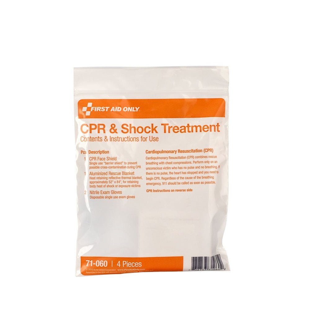 First Aid Only 4 Piece First Aid Triage Pack - CPR and Shock Kit