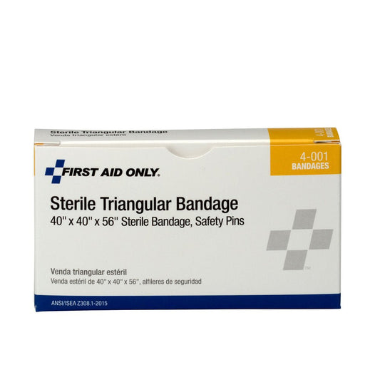 First Aid Only 40"x40"x56" Sterile Triangular Bandage, 1 Per Box
