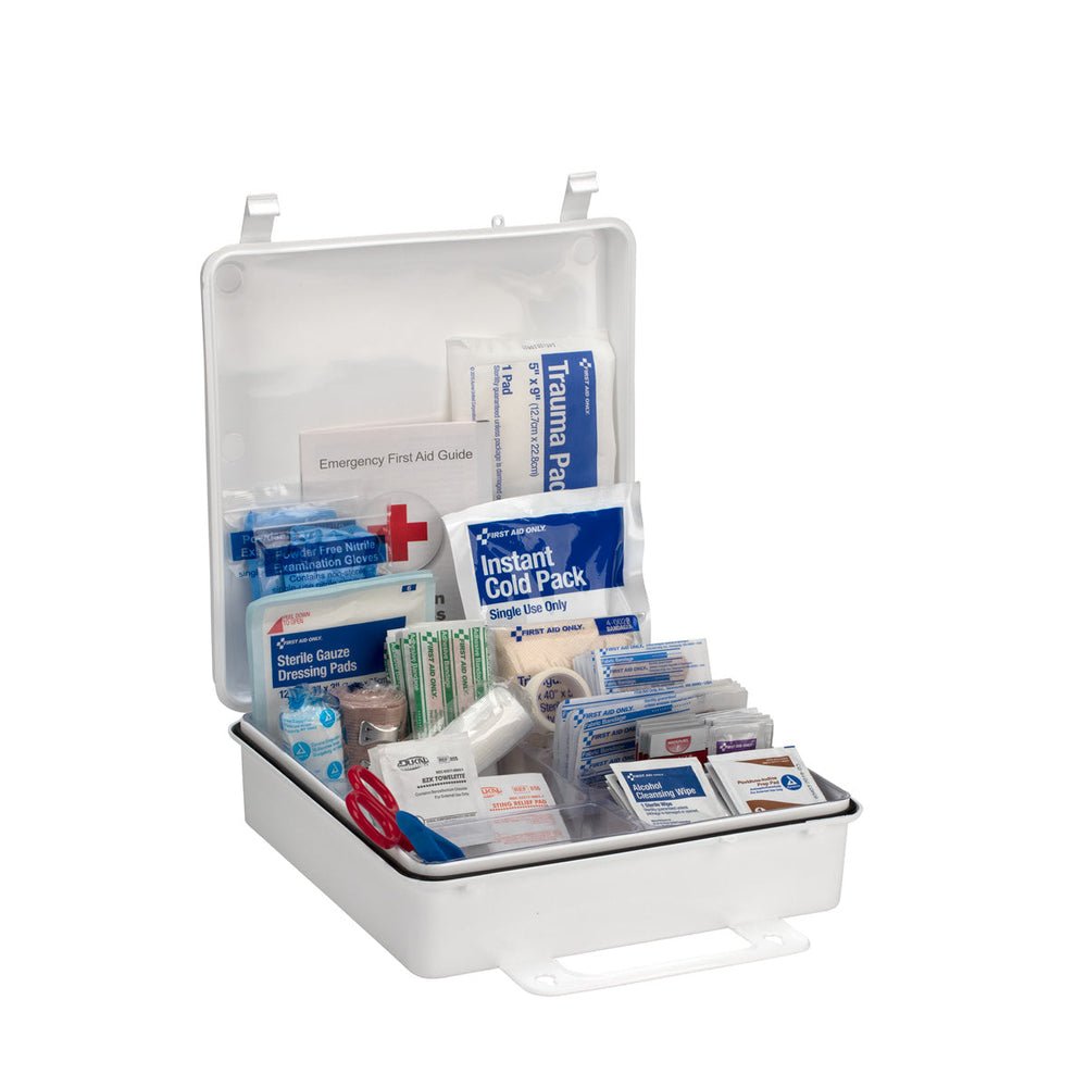 First Aid Only 50 Person First Aid Kit, Weatherproof Plastic Case