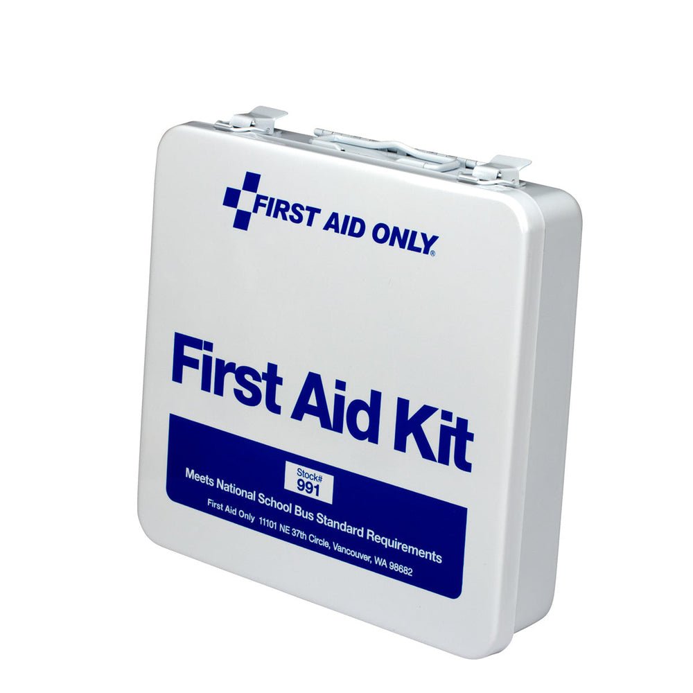 First Aid Only 50 Person National Standard Bus First Aid Kit, Steel Case (Case of 6)