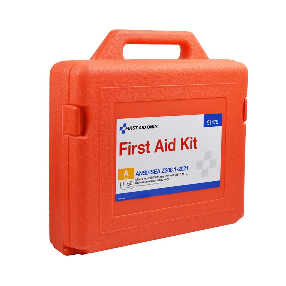 First Aid Only 50 Person ANSI A Weatherproof First Aid Kit, ANSI 2021 Compliant