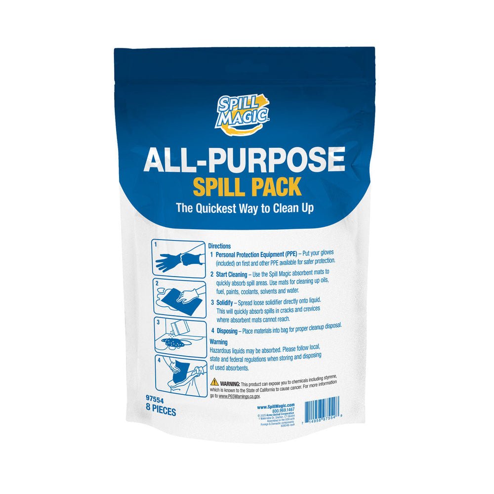 First Aid Only All-Purpose Spill Pack (Case of 6)