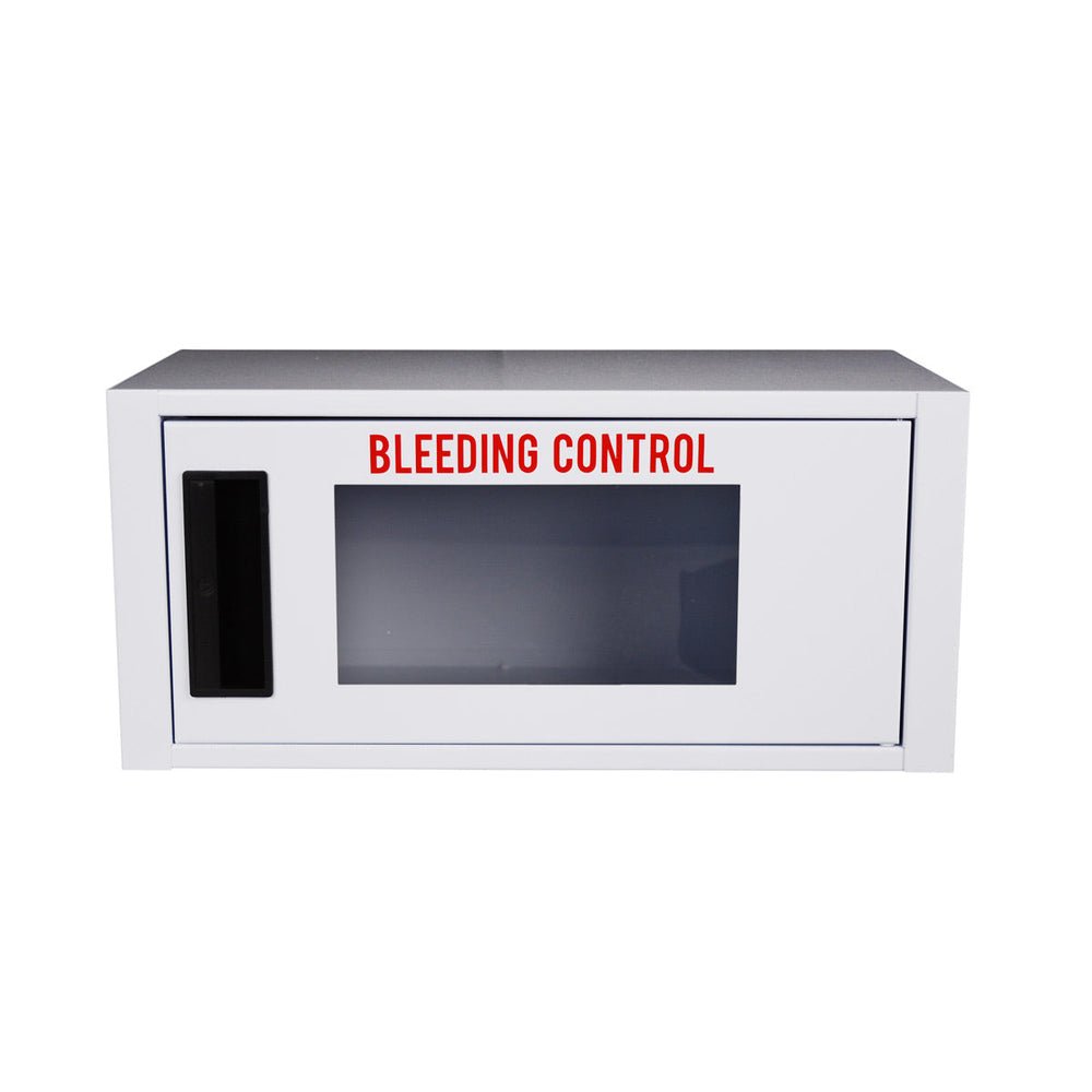 First Aid Only Bleeding Control Small Empty Cabinet, without Alarm